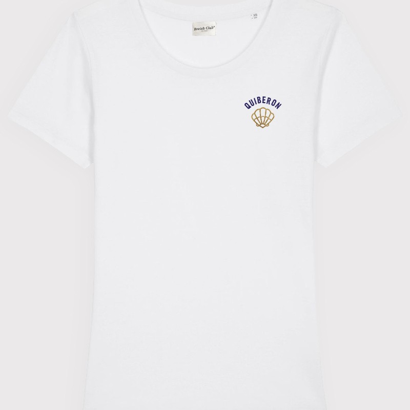 T-shirt Personnalisable Femme En Coton Peigné