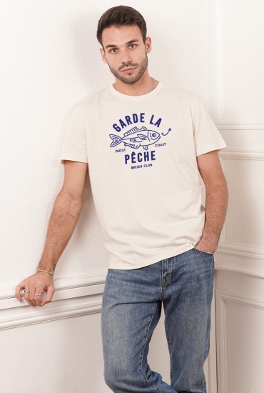 T shirt homme Garde la p che Breizh Club