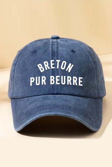 Casquette bretonne - brodée Breton pur beurre - Breizh Club