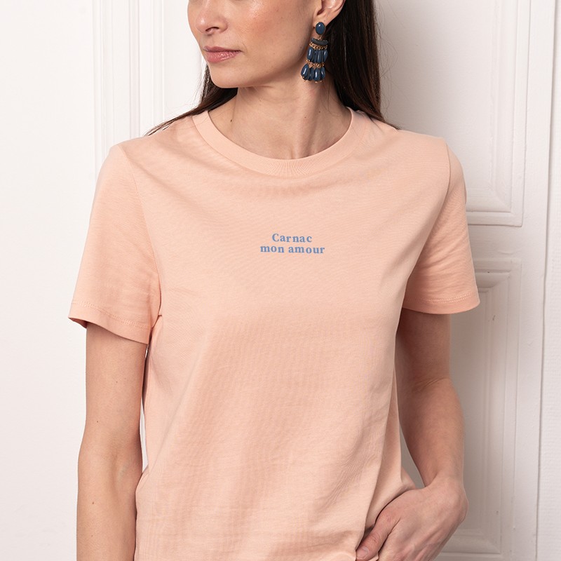 T shirt clearance brodé femme