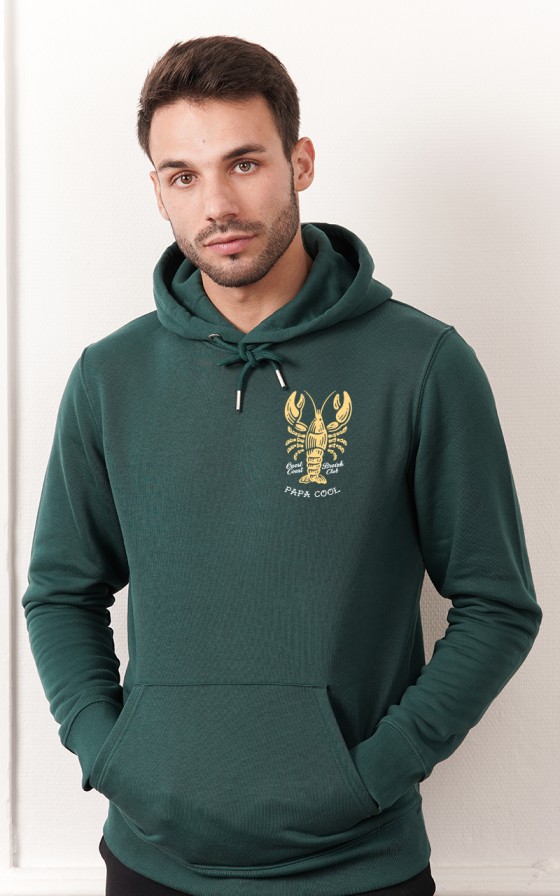 Sweat à capuche Homard oldschool - Personnalisable