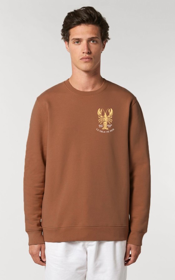 Sweat homme Homard olschool - Personnalisable