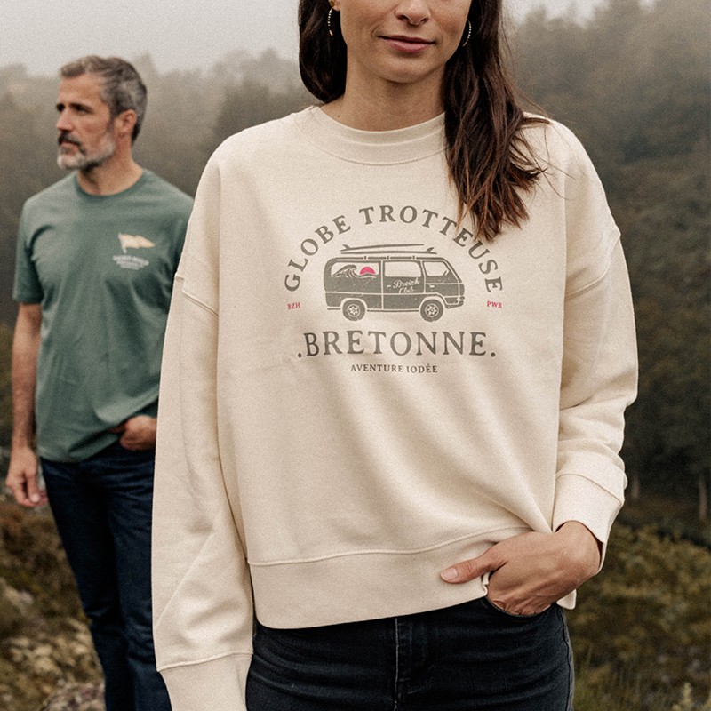 Sweat bretonne femme sale