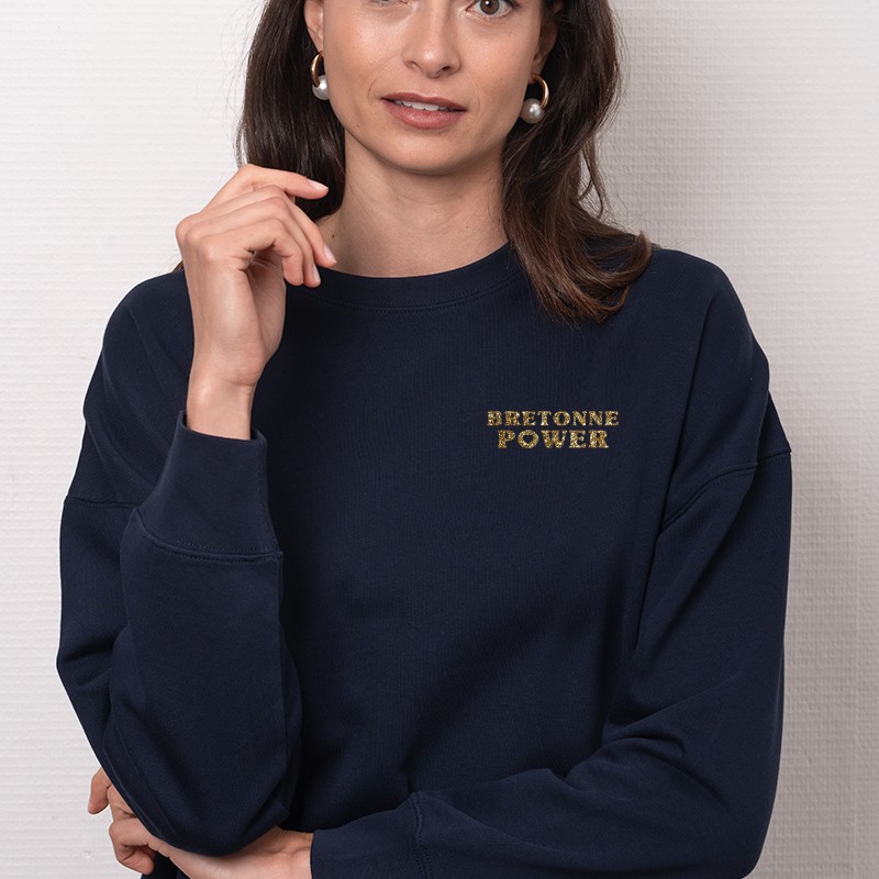 Sweat bretonne femme sale