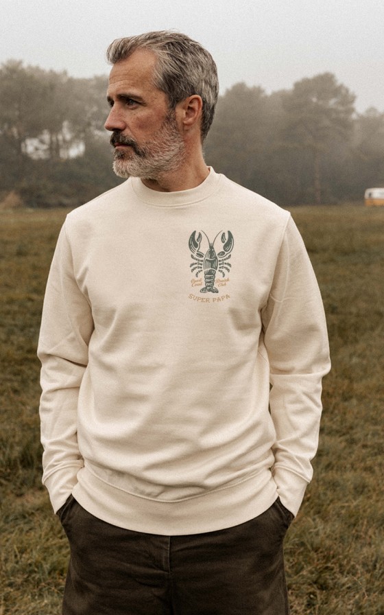 Sweat homme Homard oldschool - Personnalisable