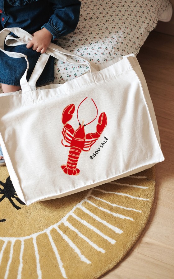 Cabas Grand homard - Personnalisable