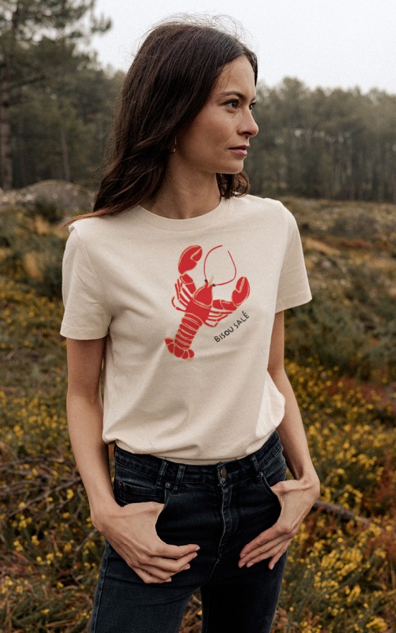 T-shirt femme Grand homard - Personnalisable